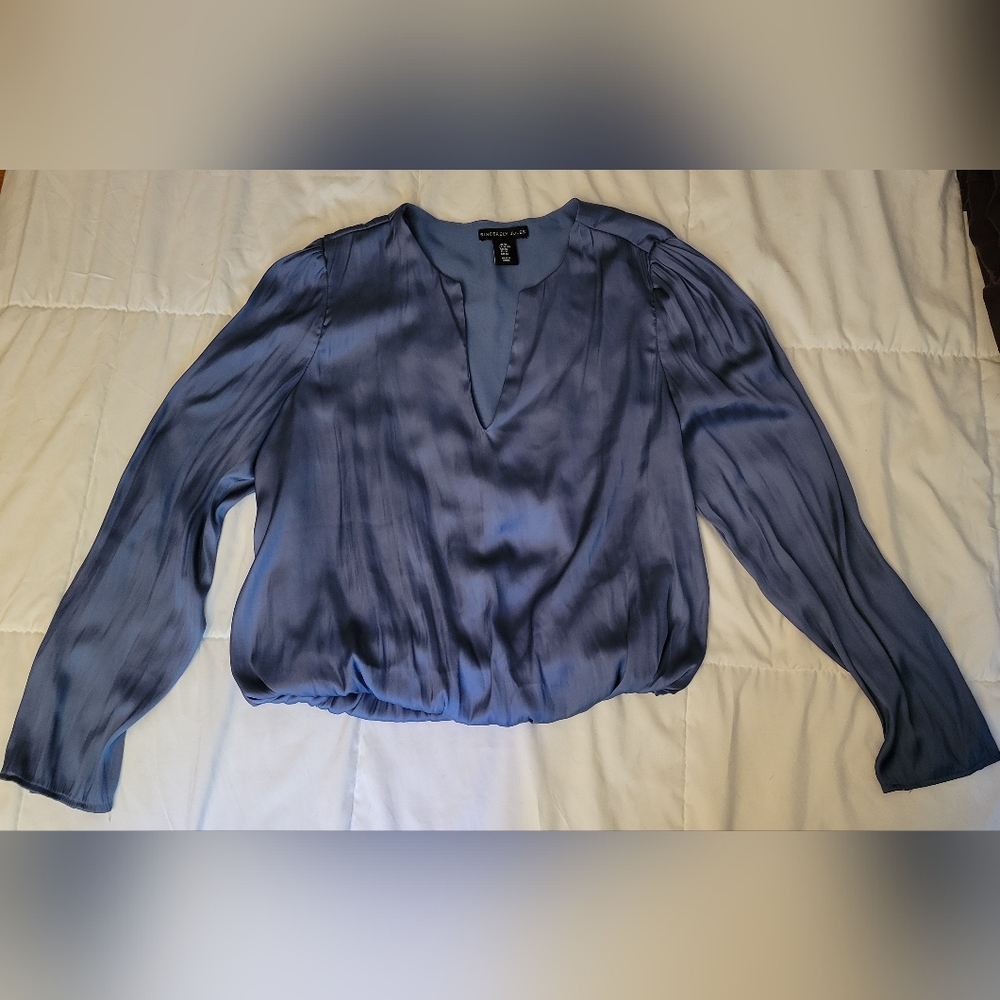 Sincerely Jules Satin Blouse shirt